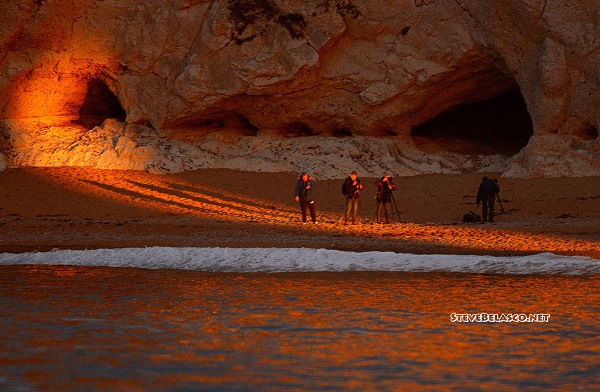 Sunrise snappers at Durdle Door